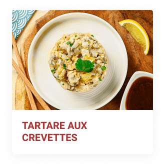 Tartare aux crevettes
