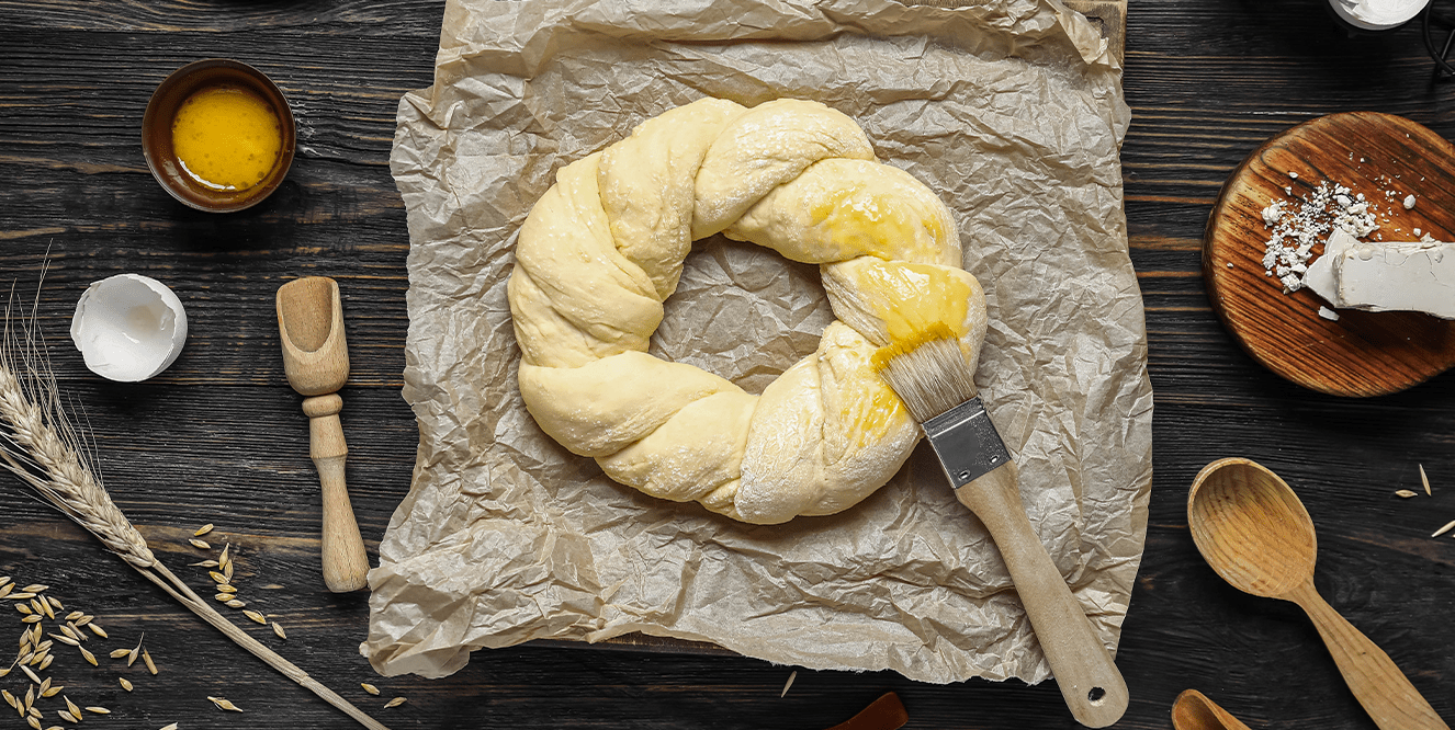 Illustration de l'astuce « Une couronne des rois en pâte à pain »