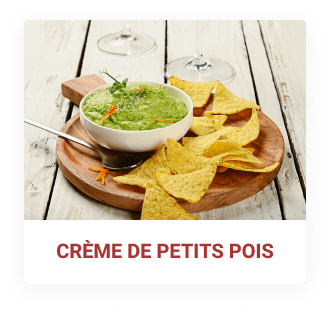 Crème de petits pois