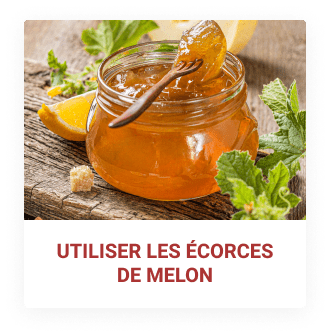 Utiliser les écorces de melon
