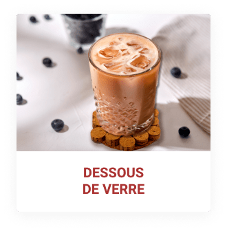 Dessous de verre en liège