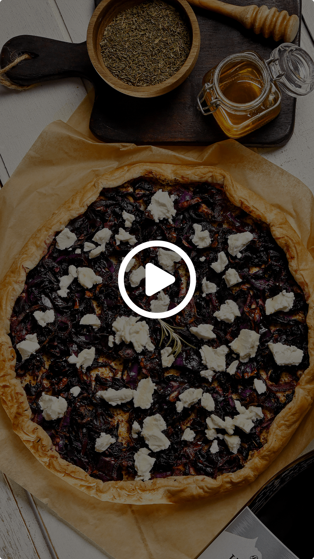 Tarte au chou en vidéo
