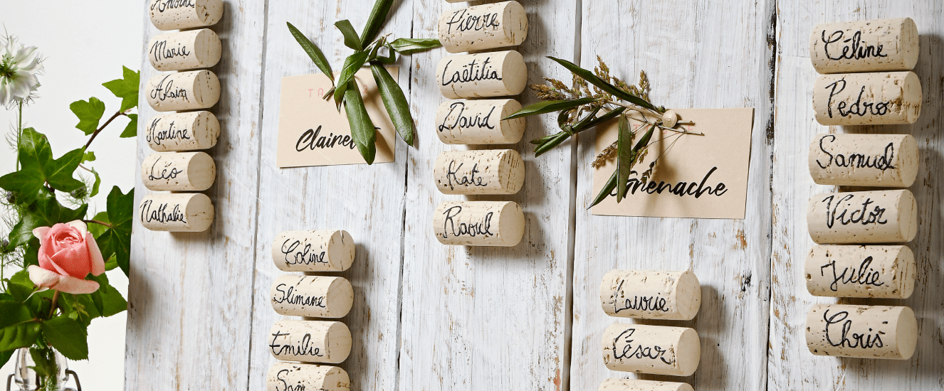 Illustration de l'astuce « DIY : un plan de table pour son mariage »