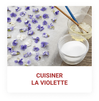 Cuisiner la violette