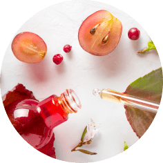 Le raisin en cosmétique