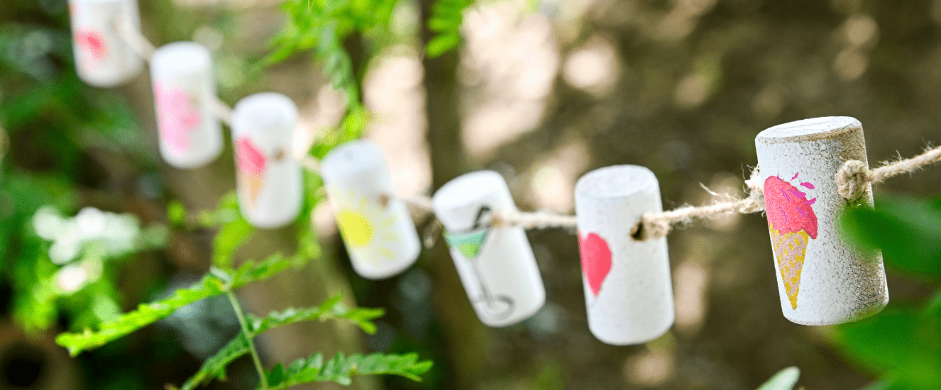 Illustration de l'astuce « DIY : la guirlande estivale »