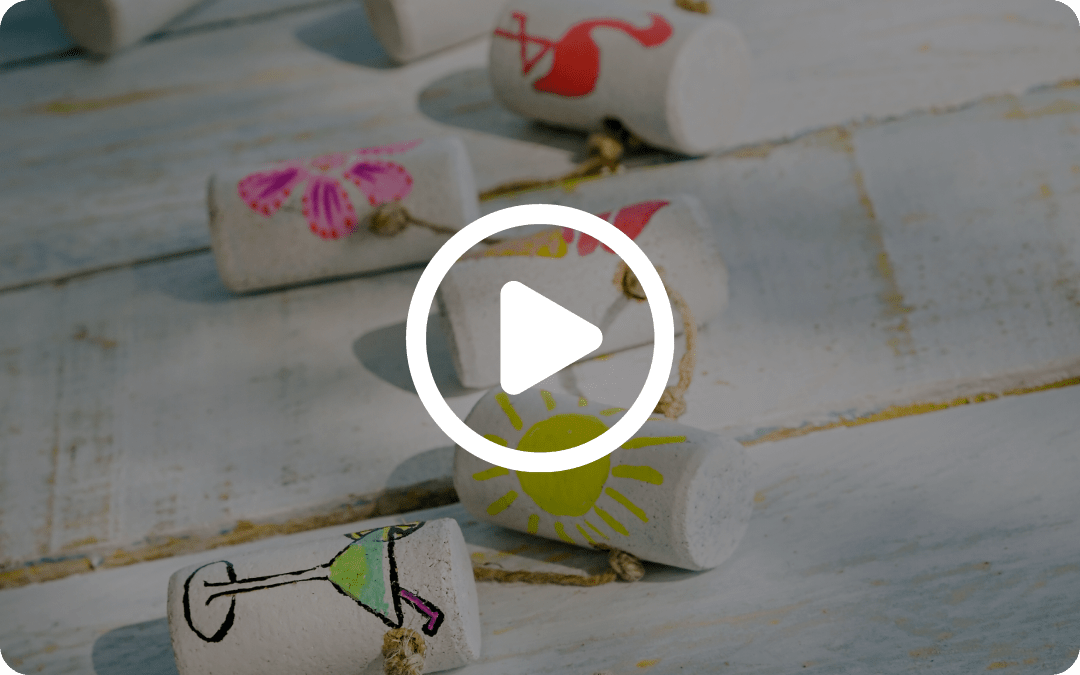 DIY guirlande estivale en vidéo