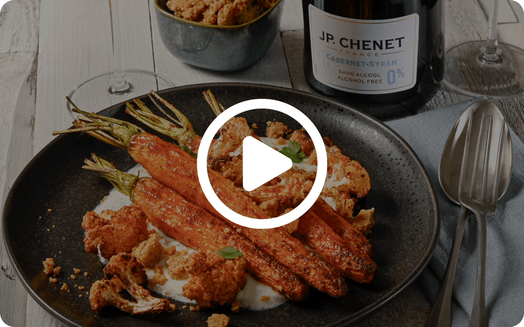 Chou-fleur & carottes rôties au cumin