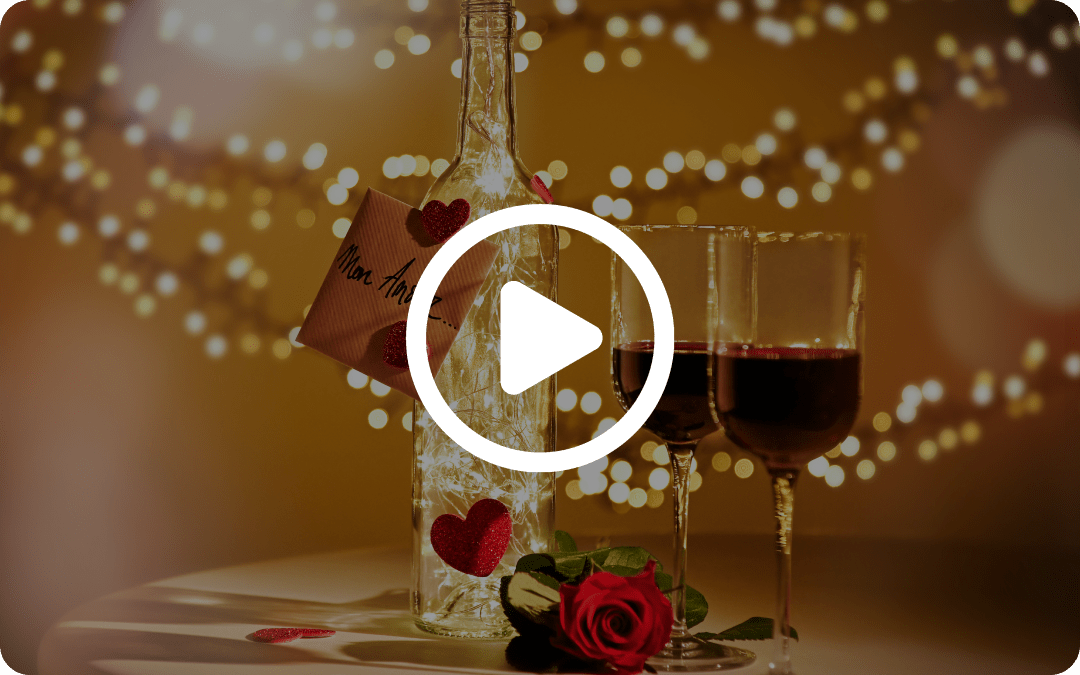 DIY photophore de Saint-Valentin