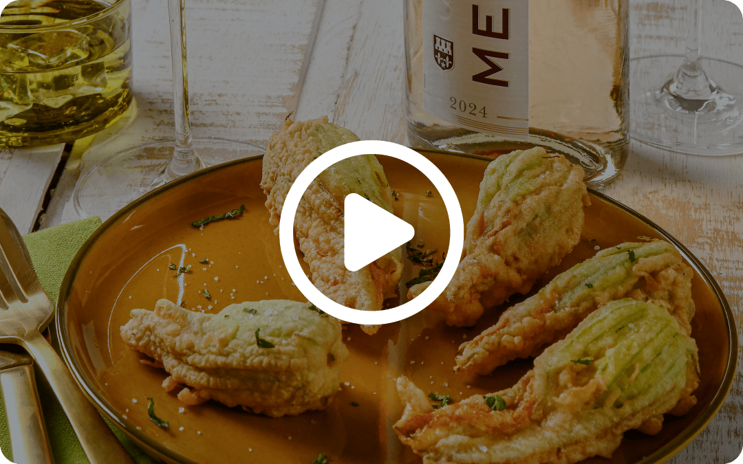 Beignets de fleurs de courgettes