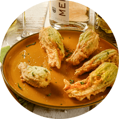 Beignets de fleurs de courgettes