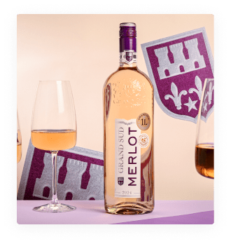 Grand sud merlot rosé