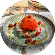 Sorbet poivron chorizo