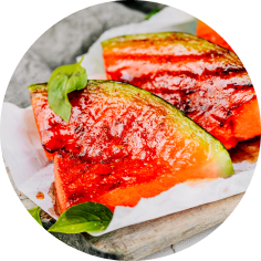 Pastèque grillée