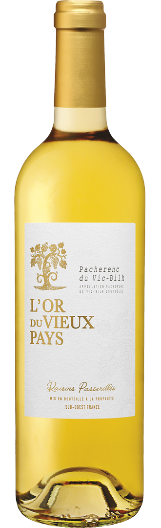 Bouteille de AOP(1) Vin Blanc moelleux Pacherenc du Vic-Bilh L'Or du Vieux Pays