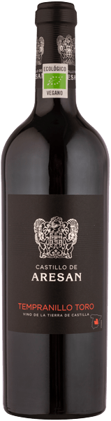 Bouteille de vin rouge Castillo de Aresan « AOC Tempranillo Toro Bio », millésime 2021