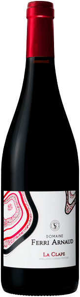 Bouteille de vin rouge Languedoc La clape « Domaine Ferri Arnaud », millésime 2022 — vignoble Languedoc