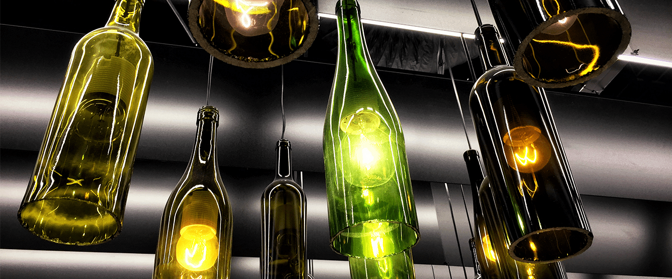 Illustration de l'astuce « 4 idées originales pour recycler ses bouteilles en verre » (visuel 1)