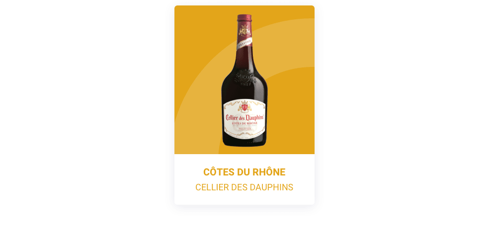 Côtes du Rhône Prestige du Cellier des Dauphins