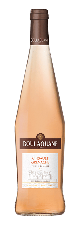 Bouteille de vin rosé Maroc Boulaouane « Vin Gris Du Maroc », millésime 2022