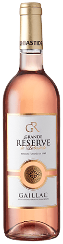 Bouteille de vin rosé AOC Gaillac « Grande Réserve de Labastide », millésime 2022 — vignoble Sud-ouest
