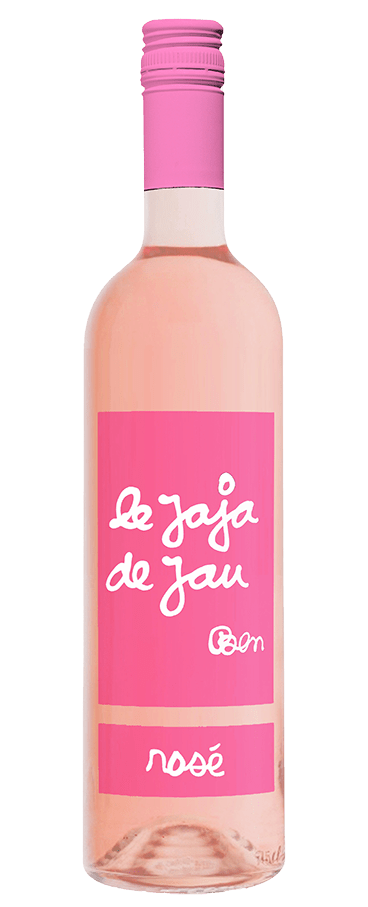 Bouteille de vin rosé IGP Pays D’OC « Le Jaja De Jau Château De Jau », millésime 2022 — vignoble Languedoc