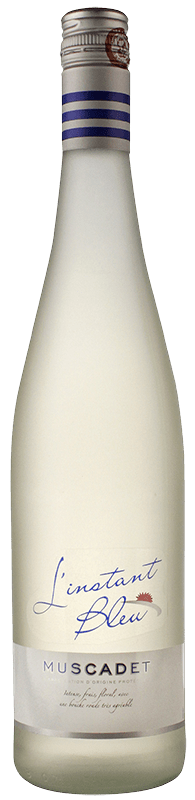 Bouteille de vin blanc AOP Muscadet « L'instant Bleu », millésime 2022 — vignoble Loire