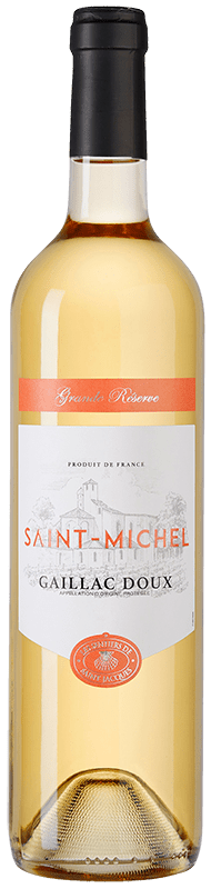 Bouteille de vin blanc AOP Gaillac Doux « Cuvée Saint-michel Grande Réserve », millésime 2022 — vignoble Sud-ouest