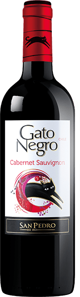 Bouteille de vin rouge Chili Gato Negro « San Pedro », millésime 2023/2024