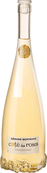 Bouteille de vin blanc IGP Pays D’OC Côte Des Roses « Gérard Bertrand », millésime 2023/2024 — vignoble Languedoc