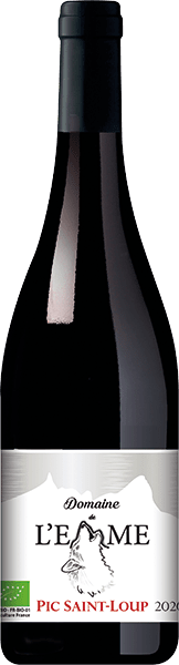 Bouteille de vin rouge AOP Pic Saint-loup Bio « Domaine De L’emme », millésime 2023/2024 — vignoble Languedoc