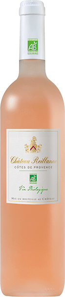 Bouteille de vin rosé AOP Côtes De Provence Bio « Château Reillanne », millésime 2023/2024 — vignoble Provence & Corse