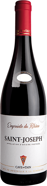 Bouteille de vin rouge AOP Saint-joseph « Empreinte Du Rhône », millésimes 2023 à 2027 — vignoble Rhône