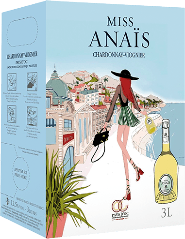 Bouteille de vin blanc — IGP(2) VIN BLANC PAYS D’OC MISS ANAÏS