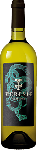 Bouteille de vin blanc AOC Vin Blanc Corbières « Hérésie », millésime 2025/2026 — vignoble Languedoc