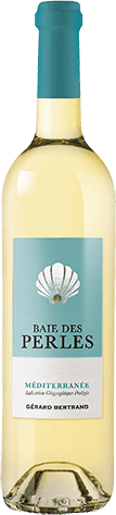 Bouteille de vin blanc IGP Vin Blanc Méditerranée « Baie Des Perles », millésime 2025/2026 — vignoble Languedoc