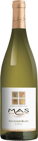 Bouteille de vin blanc — IGP(2) VIN BLANC PAYS D’OC SAUVIGNON LA PLAINE JEAN-CLAUDE MAS