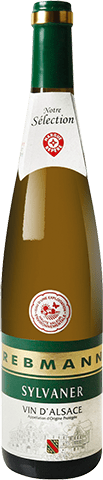 Bouteille de vin blanc — AOP(1) VIN BLANC SYLVANER* REBMANN