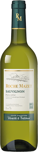Bouteille de vin blanc — IGP(2) VIN BLANC PAYS D’OC SAUVIGNON ROCHE MAZET