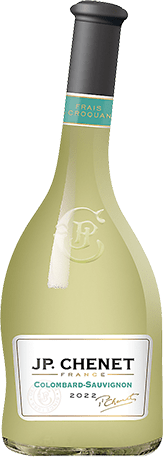 Bouteille de vin blanc IGP Vin Blanc Colombard-sauvignon « Jp. Chenet », millésime 2025/2026 — vignoble Languedoc
