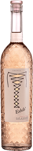 Bouteille de vin rose — IGP(2) VIN ROSÉ CÔTES DE THAU CAP D’AGDE - EXHIB’