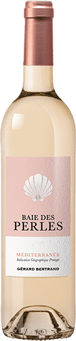 Bouteille de vin rose — IGP(2) VIN ROSÉ MÉDITERRANÉE BAIE DES PERLES