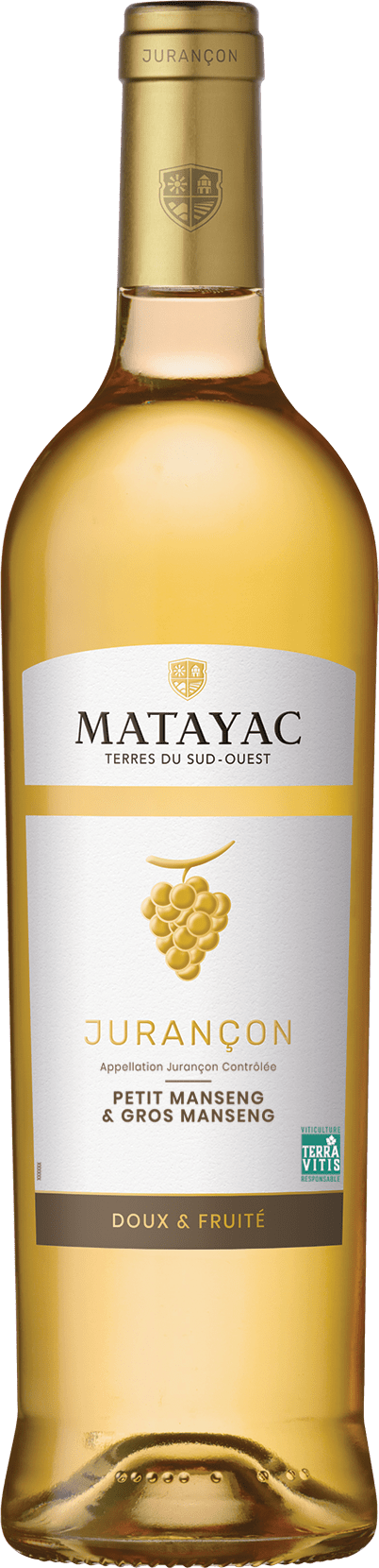 Bouteille de vin blanc — AOC(3) Jurançon MATAYAC