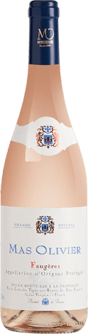 Bouteille de vin rose — AOP(1) VIN ROSÉ FAUGÈRES MAS OLIVIER