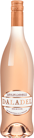 Bouteille de vin rosé IGP Vin Rosé Sable De Camargue « Daladel », millésime 2025/2026 — vignoble Languedoc