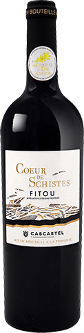 Bouteille de vin rouge — AOP(1) VIN ROUGE FITOU CŒUR DE SCHISTES