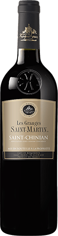 Bouteille de vin rouge AOP Vin Rouge Saint-chinian « Les Granges Saint-martin », millésime 2025/2026 — vignoble Languedoc