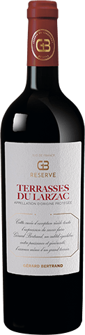 Bouteille de vin rouge — AOP(1) VIN ROUGE TERRASSES DU LARZAC GÉRARD BERTRAND RÉSERVE