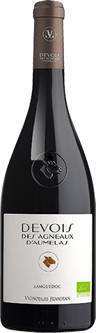 Bouteille de vin rouge — AOP(1) VIN ROUGE LANGUEDOC BIO** DEVOIS DES AGNEAUX D’AUMELAS