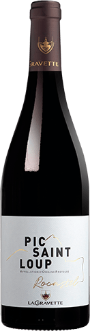 Bouteille de vin rouge — AOP(1) VIN ROUGE PIC-SAINT-LOUP ROCASTEL